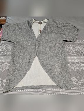 Bel Kazan Anthropologie Toledo Duster In Ash Size O/S